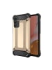 COFI 1453 Hybrid Armor Case Handyhülle Bumper kompatibel mit Samsung Galaxy A36 in Gold