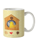 Mr. & Mrs. Panda Kinderpott Vogelhaus Home ohne Spruch in Gelb Pastell