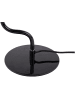 Leitmotiv Tischlampe Pilz TWIST, Metall in Schwarz, 54 cm