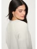 Olsen Strickcardigan in White Silk
