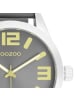 Oozoo Analog-Armbanduhr Oozoo Timepieces grau extra groß (ca. 46mm)