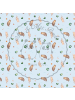 Mr. & Mrs. Panda 40x40 Kissen Otter Muschel ohne Spruch in Blau