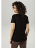 Aniston CASUAL T-Shirt in schwarz-goldfarben
