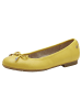 Tamaris WIDE FIT Ballerina in YELLOW