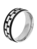 Adeliás Herren Ring aus Edelstahl in silber