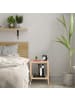 relaxdays Beistelltisch in Natur - (B)40 x (H)50 x (T)40 cm