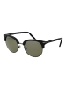 Serengeti Frauen Sonnenbrille Rund Schwarz