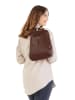 Samantha Look Rucksack echt Leder in braun