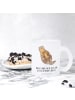 Mr. & Mrs. Panda Teeglas Otter Kind mit Spruch in Transparent