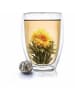 Creano 2tlg. Set:  Doppelwandglas 400ml + Teeblume