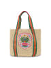 Oilily Straw Shopper Tasche 49 cm in shifting sand