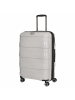 Stratic Straw+ - 4-Rollen-Trolley 66 cm M erw. (dark grey) in beige