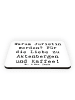 Mr. & Mrs. Panda Magnet Spruch Juristin Liebe mit Spruch in Weiß