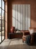 KADIMA DESIGN HYTHE Esszimmerteppich Streifen Flachgewebe 140x200 Natur wendbar in Natur