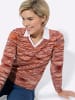 WITT WEIDEN 2-in-1-Pullover in puder-dunkelrot-meliert