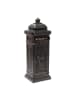 relaxdays Standbriefkasten in Bronze - (B)34,5 x (H)101 x (T)31 cm