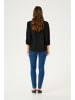 Kaffe Langarm-Bluse KAkatja Regular fit in Black Deep