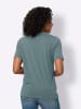 Sieh an! Kurzarmshirt in jade-meliert