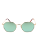 Funky Buddha Unisex Sonnenbrillen Quadrat Gold