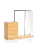 KADIMA DESIGN Garderobe Eiche-Dekor 145x138x40,5 cm Flurgarderobe Modern,