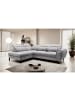 MF Design Nobel Recamiere Links in Grau -  (L) 265 x (B) 265 x (H) 100 cm