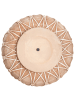 Beliani Blumenvase DOMOKOS in Braun/Beige - (W) 40 x (H) 38 x (L) 40 cm