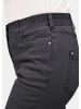GOLDNER Kurzgröße:  Denimhose mit Stretchkomfort in anthrazit