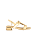 Laura Biagiotti Beige Polyurethan Damen Sandale