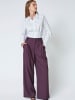 Co'couture Pleat Pant AlmiraCC in Plum