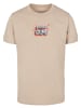 F4NT4STIC T-Shirt Partner In Crime Valentinstag Partner Design in sand