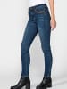KOROSHI LANGE JEANS SCHMALE HOSE in blau
