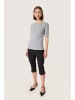 Soaked in Luxury T-shirt SLCosetta Slim fit in Grey Melange