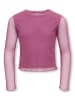 KIDS ONLY Langarmshirt KOGJADA LIFE L/S RHINESTONE MESH TOP in rose wine