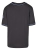 FUBU Mesh-T-Shirts in black/lightblue