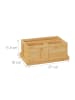 relaxdays 4 tlg. Schreibtisch Organizer Set in Natur