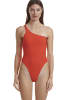 Wolford Badeanzug High Leg One Piece in red glow