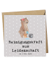 Mr. & Mrs. Panda Deluxe Karte Reinigungskraft Leidenschaft mit S... in Grau Pastell