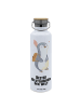 Mr. & Mrs. Panda Wasserflasche Pinguin Bester Blutsbruder der We... in Weiß