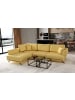 MF Design Lardo Recamiere Links in Gelb -  (L) 191 x (B) 276 x (H) 90 cm