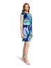 Betty Barclay Jerseykleid kurzarm in Blau/Grün