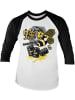 Breaking Bad Longsleeve "Meth Bee 00892 B Baseball Long Sleeve Tee" in Weiß
