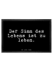 Mr. & Mrs. Panda fußmatte Der Sinn des Lebens... mit Spruch in Schwarz