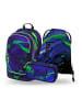 BAAGL 3-tlg. Set: Schulrucksack Core in Rosa Football Champion