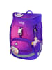 BAAGL Schulrucksack Airy in Violett Pferde-Herz - 24x36x18cm