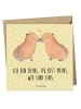 Mr. & Mrs. Panda Grußkarte Capybara Liebe mit Spruch in Gelb Pastell