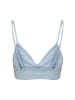 ONLY Spitzen Triangel BH Lace Bralette Bustier ONLLAURA in Blau