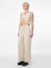 Pieces Hose mit weitem Bein in Silver Gray