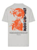 F4NT4STIC T-Shirt Geishora Japan Streetstyle in grau meliert