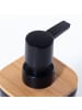 5five Simply Smart Seifenspender mit Pumpe in Schwarz, 7,5 x 17,5 x 7,3 cm