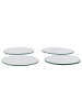 Butlers Spiegeluntersetzer MIRROR 4er-Set in Silber